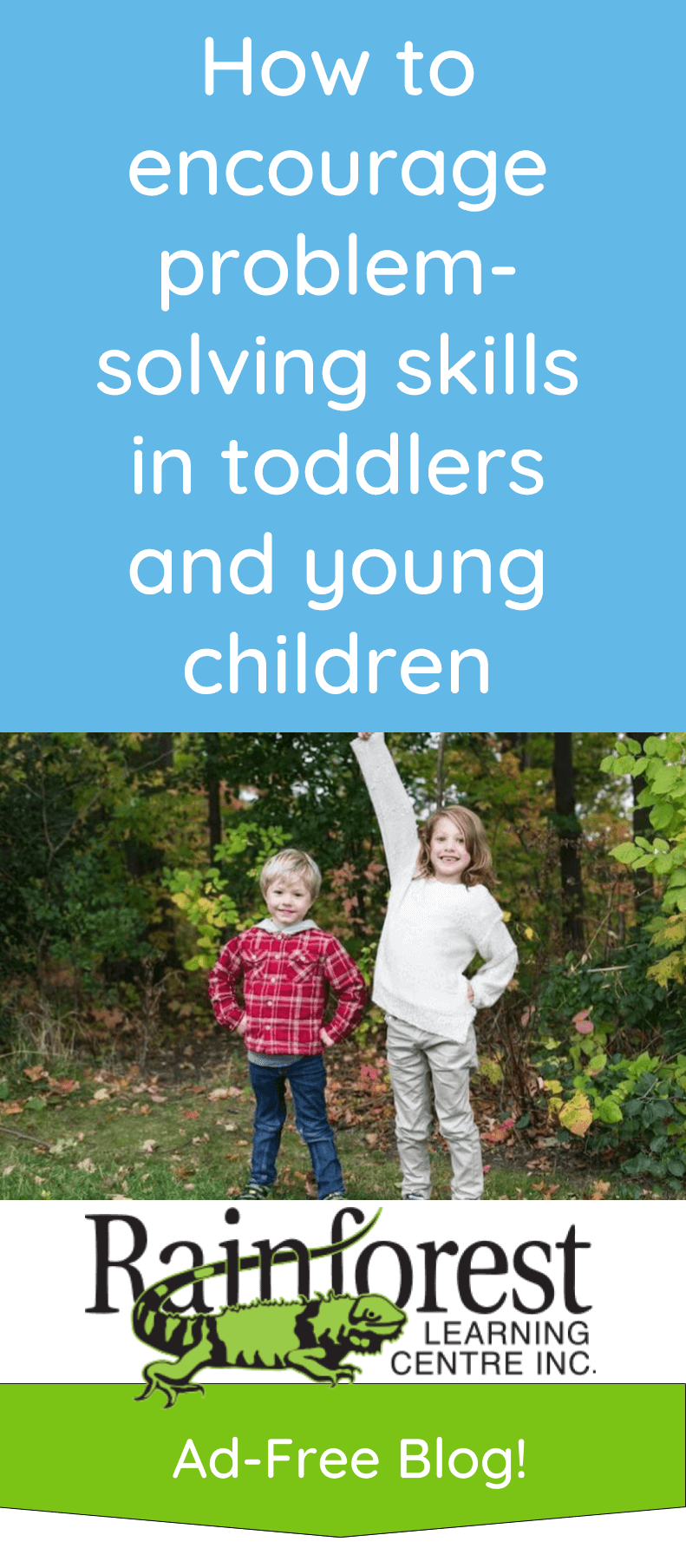 encourage problem-solving skills toddlers and young children article - pinterest image